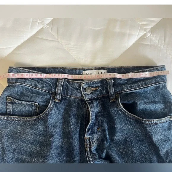 Motel Rocks Blue Denim Jeans - Picture 2 of 3